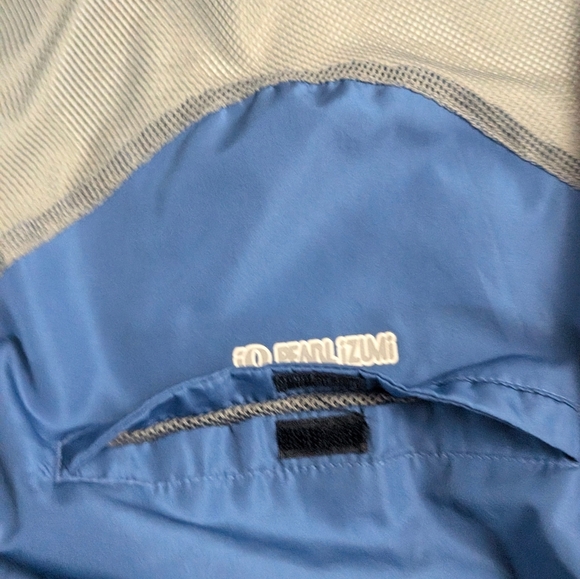 PEARL IZUMI Womens XL Sleeveless Blue Windbreaker Fitness Vest Cycling Running - Picture 3 of 8